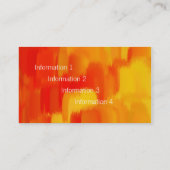 Abstract schilderen | Abstract artikel 13 Visitekaartje (Achterkant)