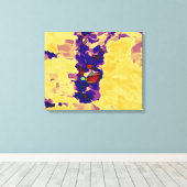 Abstract schilderen | Abstract artikel 16 Canvas Afdruk (Insitu (Houten vloer))