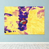 Abstract schilderen | Abstract artikel 16 Canvas Afdruk (Insitu (Houten vloer))