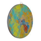 Abstract schilderen | Abstract artikel 16 Dartbord (Voorkant Links)