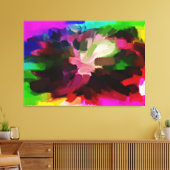 Abstract schilderen | Abstract artikel 17 Canvas Afdruk (Insitu (Woonkamer))