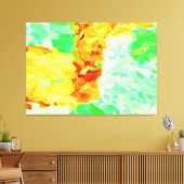 Abstract schilderen | Abstract artikel 18 Canvas Afdruk (Insitu (Woonkamer))