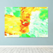 Abstract schilderen | Abstract artikel 18 Canvas Afdruk (Insitu (Houten vloer))