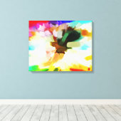 Abstract schilderen | Abstract artikel 20 Canvas Afdruk (Insitu (Houten vloer))