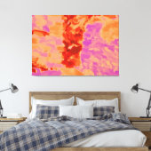 Abstract schilderen | Abstract artikel 22 Canvas Afdruk (Insitu (Slaapkamer))