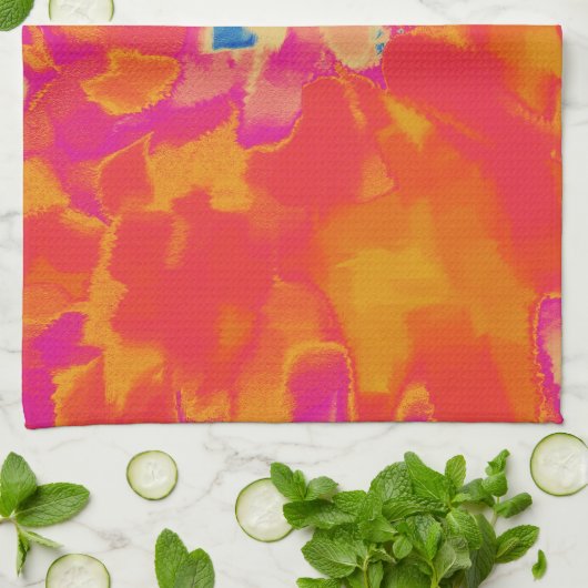 Abstract schilderen | Abstract artikel 22 Theedoek (Gevouwen)