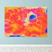 Abstract schilderen | Abstract artikel 23 Canvas Afdruk (Insitu (Houten vloer))