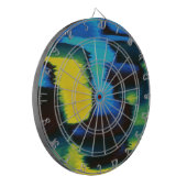 Abstract schilderen | Abstract artikel 26 Dartbord (Voorkant Links)