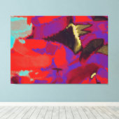 Abstract schilderen | Abstract artikel 27 Canvas Afdruk (Insitu (Houten vloer))