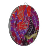 Abstract schilderen | Abstract artikel 27 Dartbord (Voorkant Links)