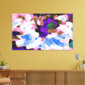 Abstract schilderen | Abstract artikel 6 Canvas Afdruk (Insitu (Woonkamer))