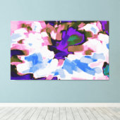 Abstract schilderen | Abstract artikel 6 Canvas Afdruk (Insitu (Houten vloer))