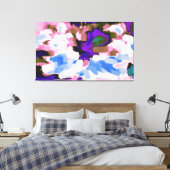 Abstract schilderen | Abstract artikel 6 Canvas Afdruk (Insitu (Slaapkamer))