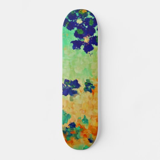 Abstract schilderen | Abstract artikel 8 Skateboard (Voorkant)