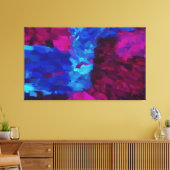 Abstract schilderen | Abstracte kunst Canvas Afdruk (Insitu (Woonkamer))