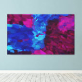 Abstract schilderen | Abstracte kunst Canvas Afdruk (Insitu (Houten vloer))