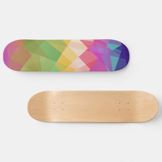 Abstract schilderen | Abstracte kunst Skateboard (Horizontaal)