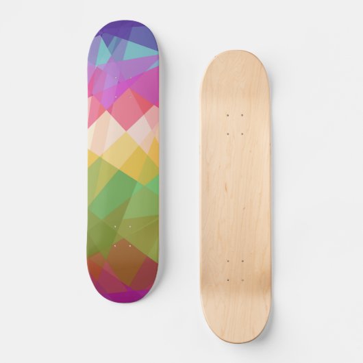 Abstract schilderen | Abstracte kunst Skateboard (Voorkant)