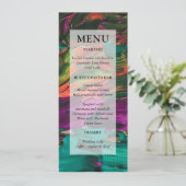 Abstract schilderen Acryl Menu Kaart (Staand voorkant)