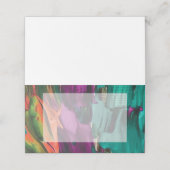 Abstract schilderen Acryl Plaatskaartje (Buitenkant ongevouwen)