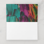 Abstract schilderen Acryl Plaatskaartje (Binnenkant ongevouwen)