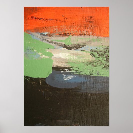 Abstract schilderen - Alchemy ii - Poster (Voorkant)