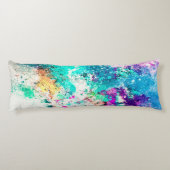 Abstract schilderen bevestigen lichaamskussen (Achterkant)