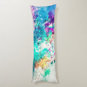 Abstract schilderen bevestigen lichaamskussen (Achterkant (Verticaal))