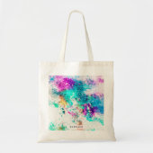Abstract schilderen bevestigen tote bag (Voorkant)