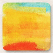 Abstract schilderen Bier Onderzetter (Voorkant)