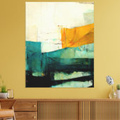 Abstract schilderen "Blest Waters". canvas afdruk (Insitu (Woonkamer))