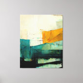 Abstract schilderen "Blest Waters". canvas afdruk (Voorkant)