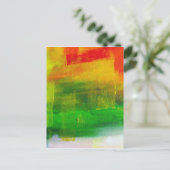 Abstract schilderen briefkaart (Staand voorkant)