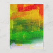 Abstract schilderen briefkaart (Voorkant)