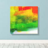 Abstract schilderen canvas afdruk (Insitu (Houten vloer))