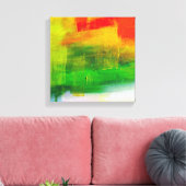 Abstract schilderen canvas afdruk (Insitu (Woonkamer))