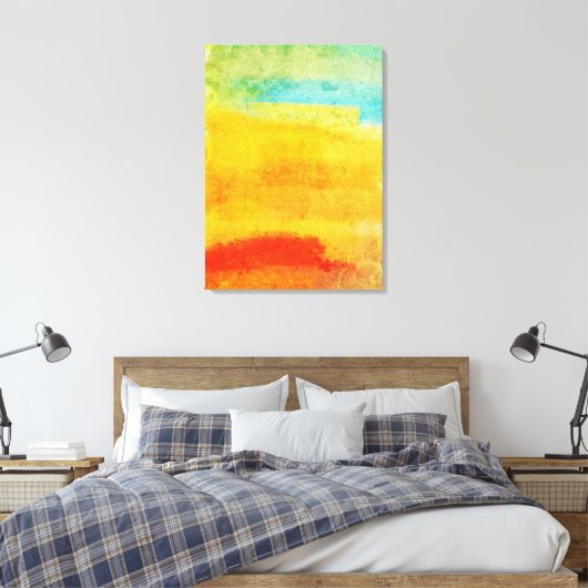 Abstract schilderen Canvas Afdruk (Insitu (Slaapkamer))