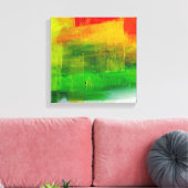 Abstract schilderen canvas afdruk (Insitu (Woonkamer))