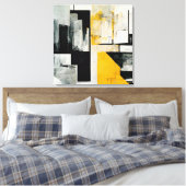 Abstract schilderen "Creative Surprise". Canvas Afdruk (Insitu (Slaapkamer))