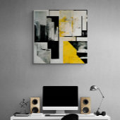 Abstract schilderen "Creative Surprise". Canvas Afdruk