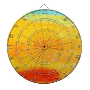 Abstract schilderen Dartbord