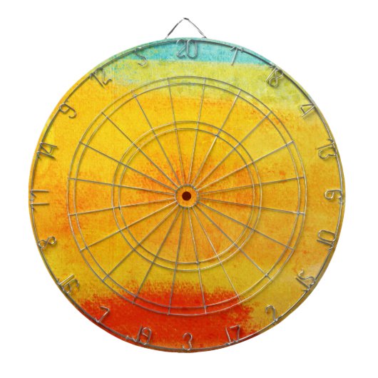 Abstract schilderen Dartbord (Voorkant)