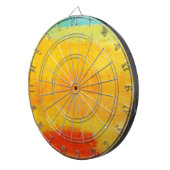 Abstract schilderen Dartbord (Voorkant Rechts)