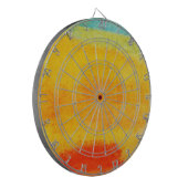 Abstract schilderen Dartbord (Voorkant Links)