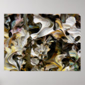 Abstract schilderen (detail) #832_B Poster (Voorkant)