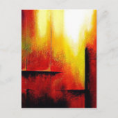 Abstract schilderen door Hizli Briefkaart (Voorkant)