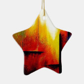 Abstract schilderen door Hizli Keramisch Ornament (Rechts)