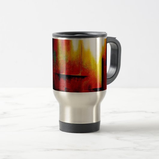 Abstract schilderen door Hizli Reisbeker (Voorkant rechts)