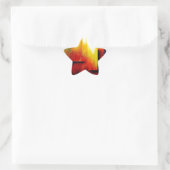 Abstract schilderen door Hizli Ster Sticker (Tas)