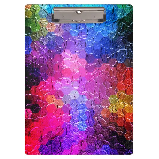 Abstract schilderen | Dynamisch kleurrijk Klembord (Voorkant)